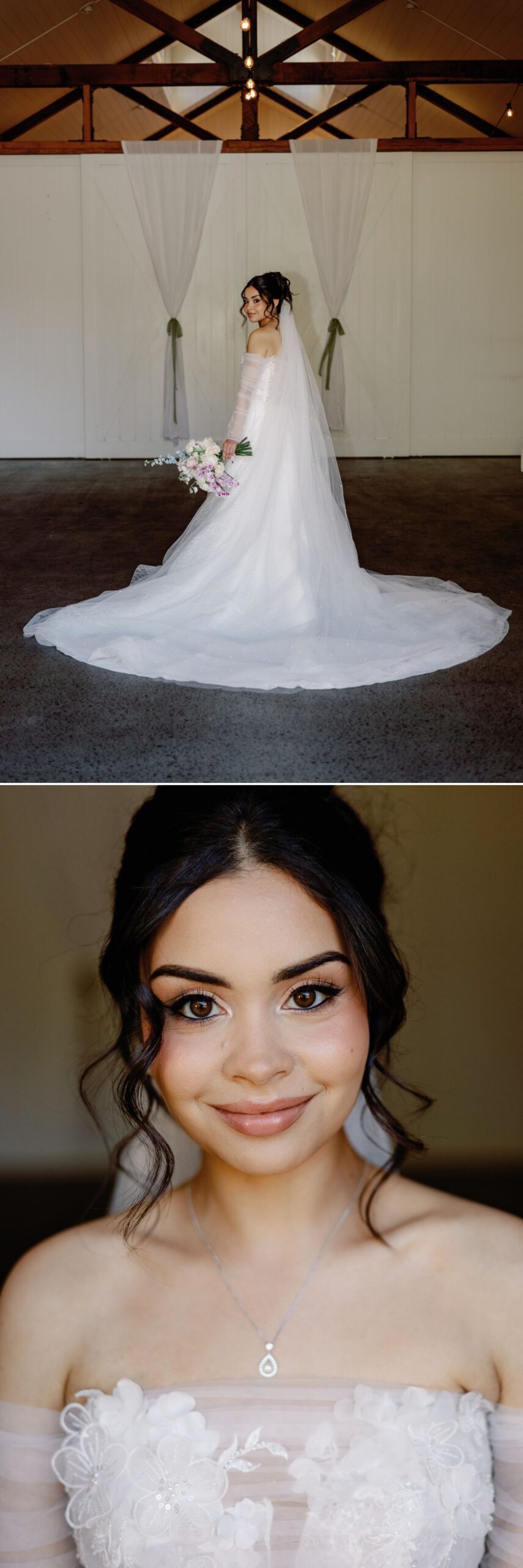 editorial wedding photography of Bride