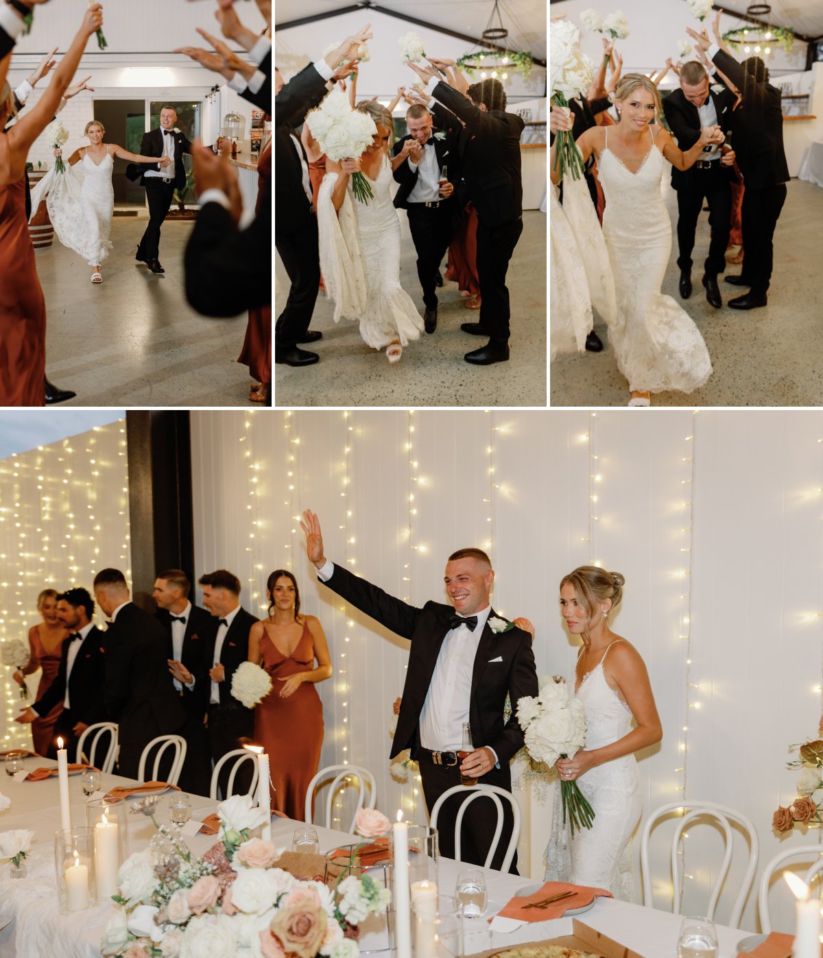 Bride & Groom enter reception
