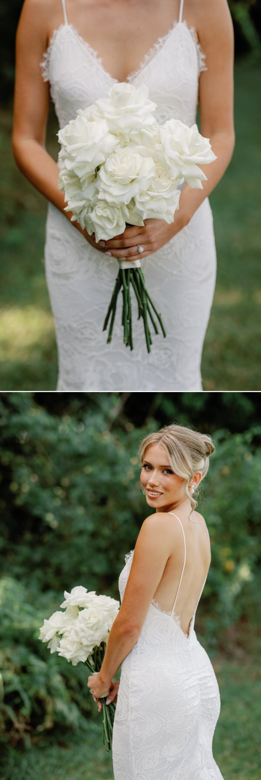 wedding portrait photos of bride