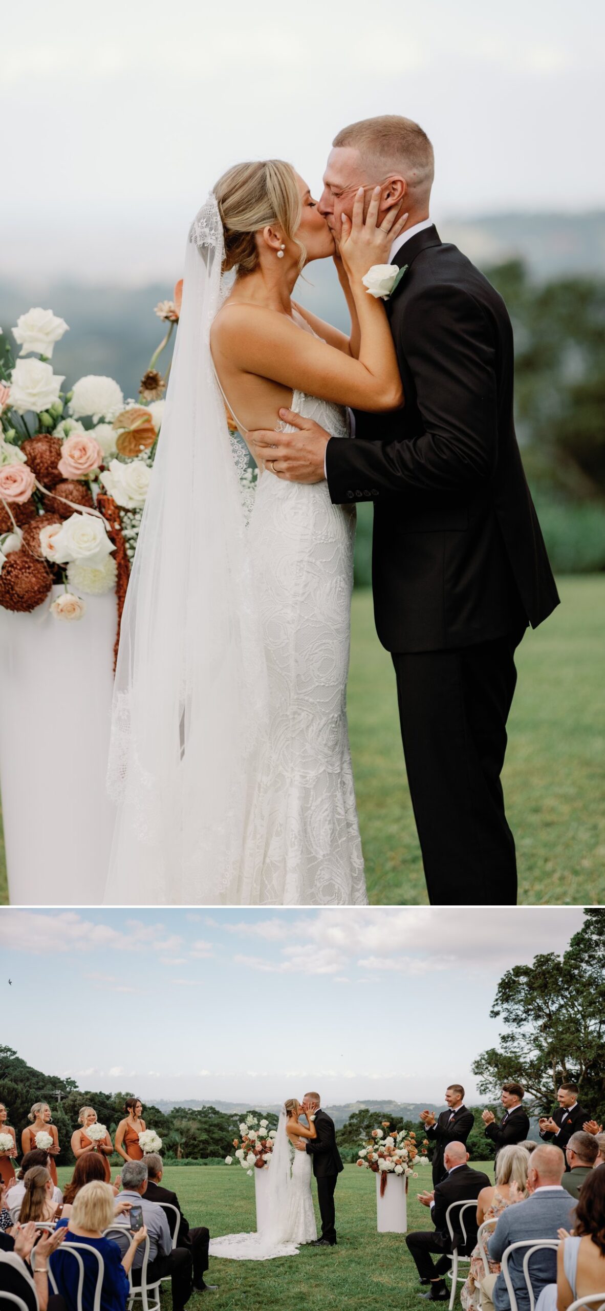 wedding ceremony at Elysian Hills