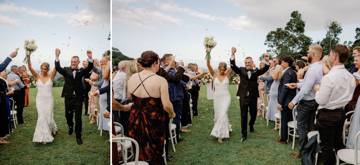 wedding ceremony at Elysian Hills