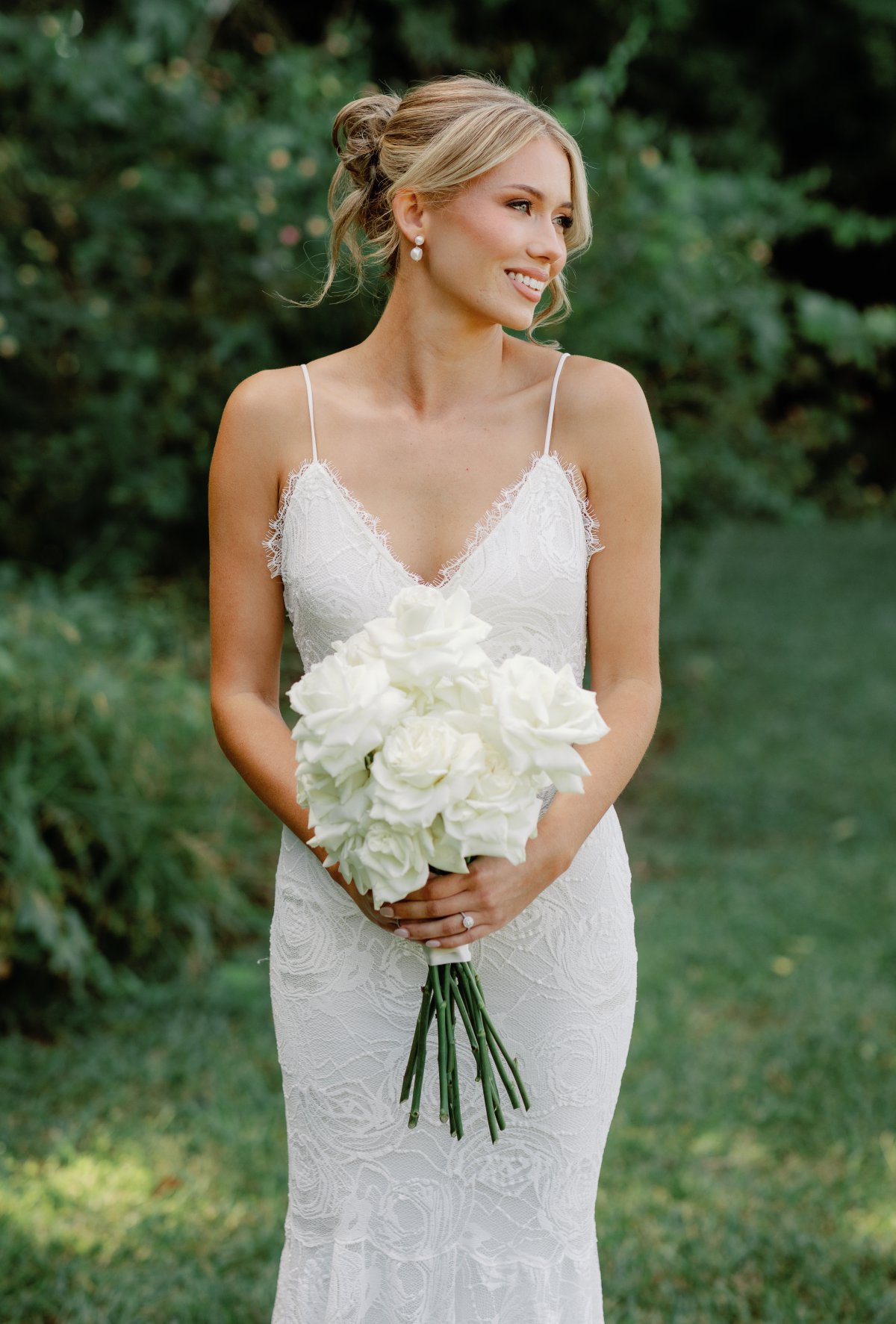 Bride editorial portrait at Elysian Hills wedding venue