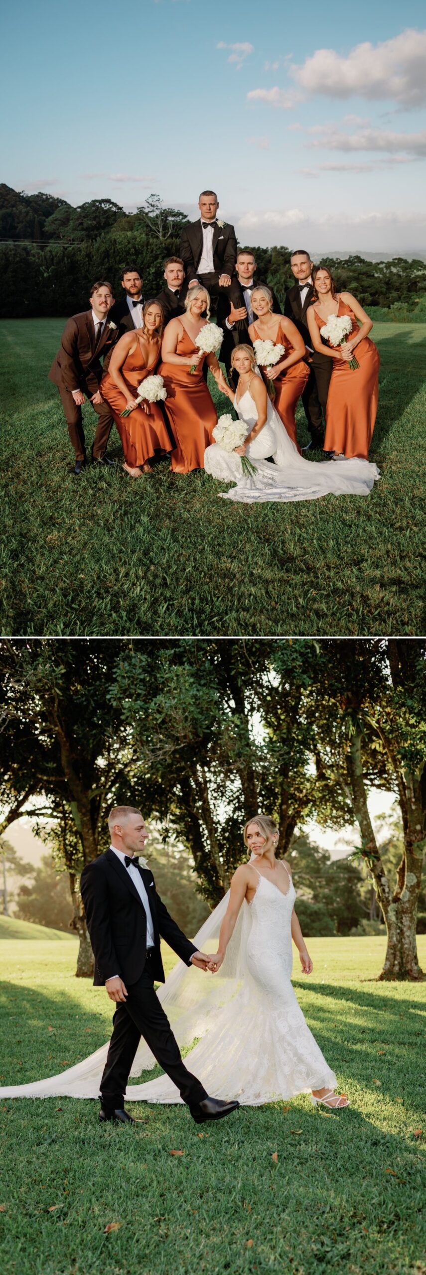 Bridal party wedding photos