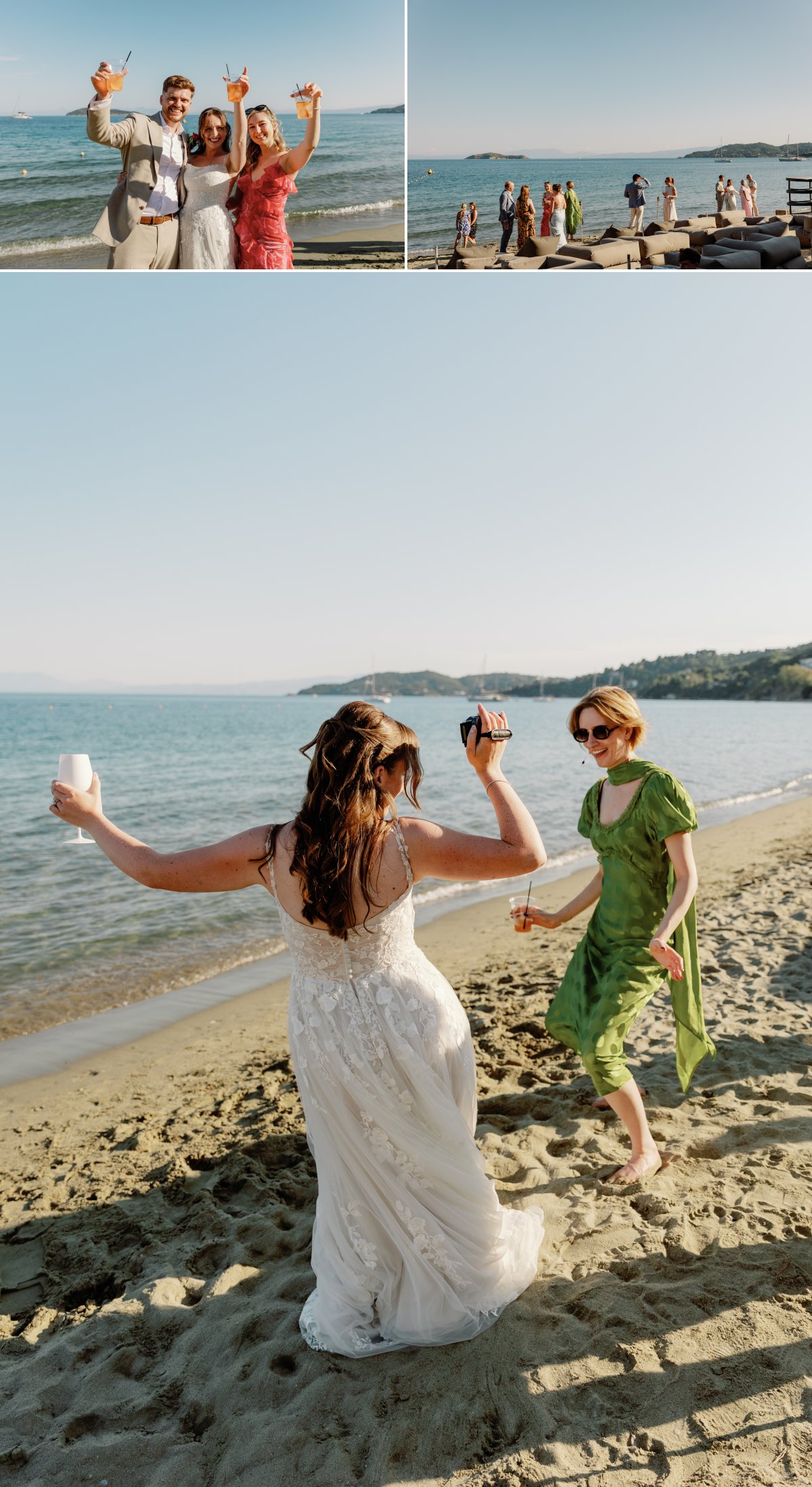 Skiathos beach wedding